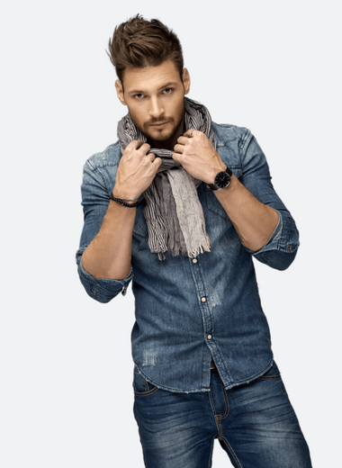 Men Slim Fit Casual Shirt