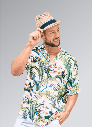 Flower Printed Casual Shirt