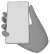 Hand icon 3d model